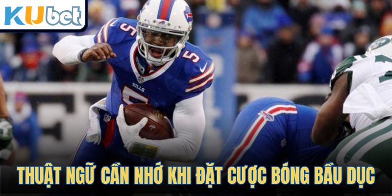 Thuật ngữ cần nhớ khi đặt cược bóng bầu dục